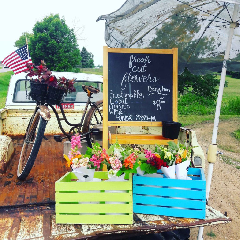 Flower stand and flower bike
