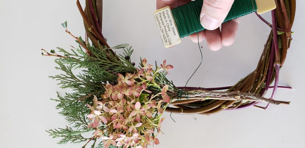 wreath making