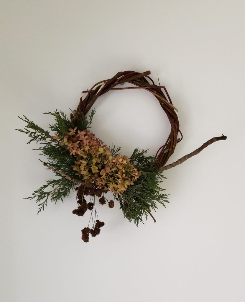 wreath making