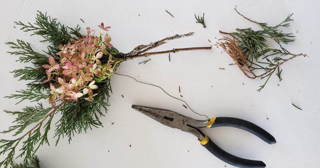 foraged materials