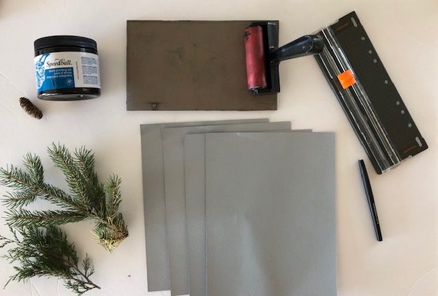 stamped card supplies