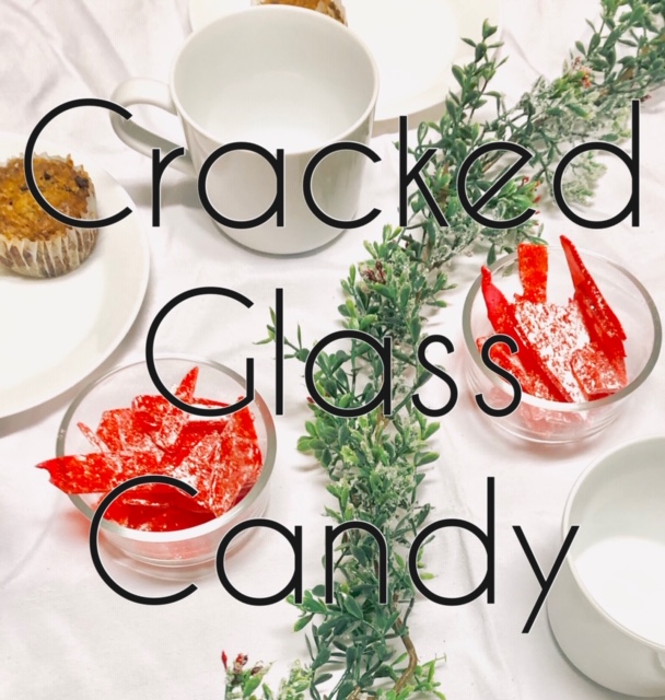 Cracked glass candy