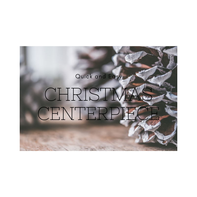 Easy Christmas Centerpiece tutorial
