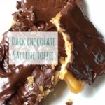 Dark Chocolate Saltine toffee