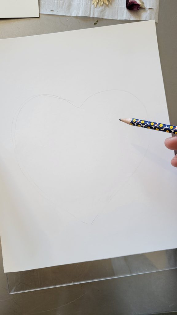 blank paper and pencil