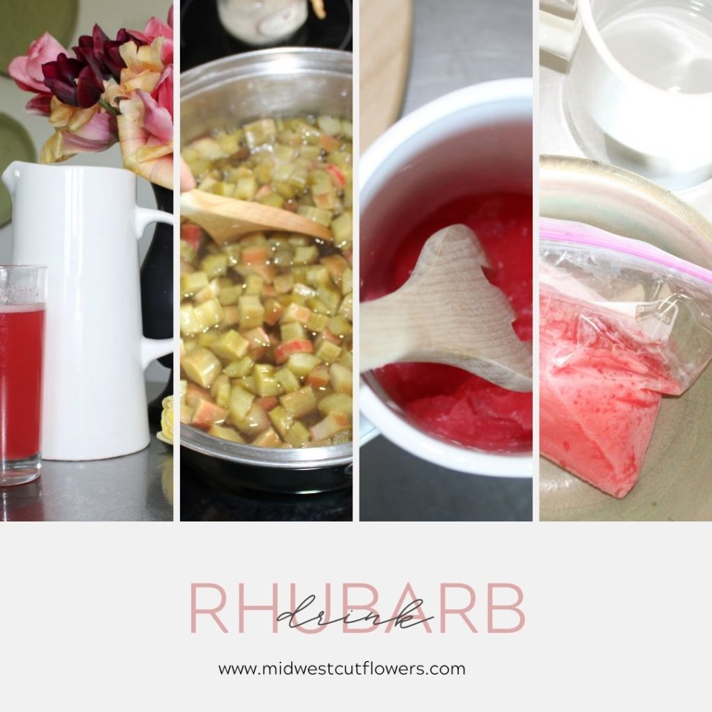 Main photo Cover photo for rhubarb drink.